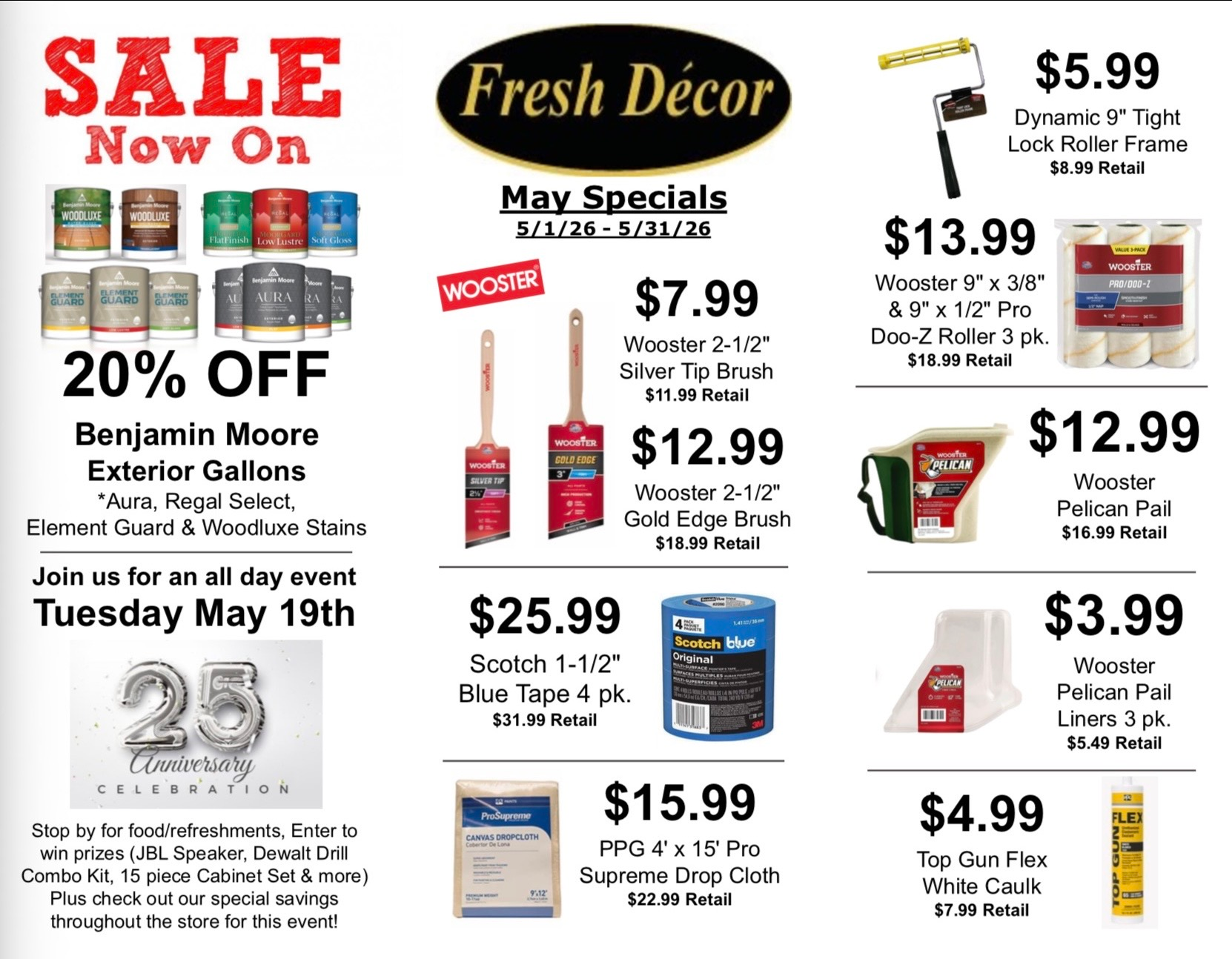 Screenshot may hardware specials